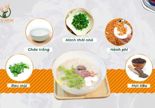 ♨ Cháo nhung hươu tươi thơm ngon vị đậm đà