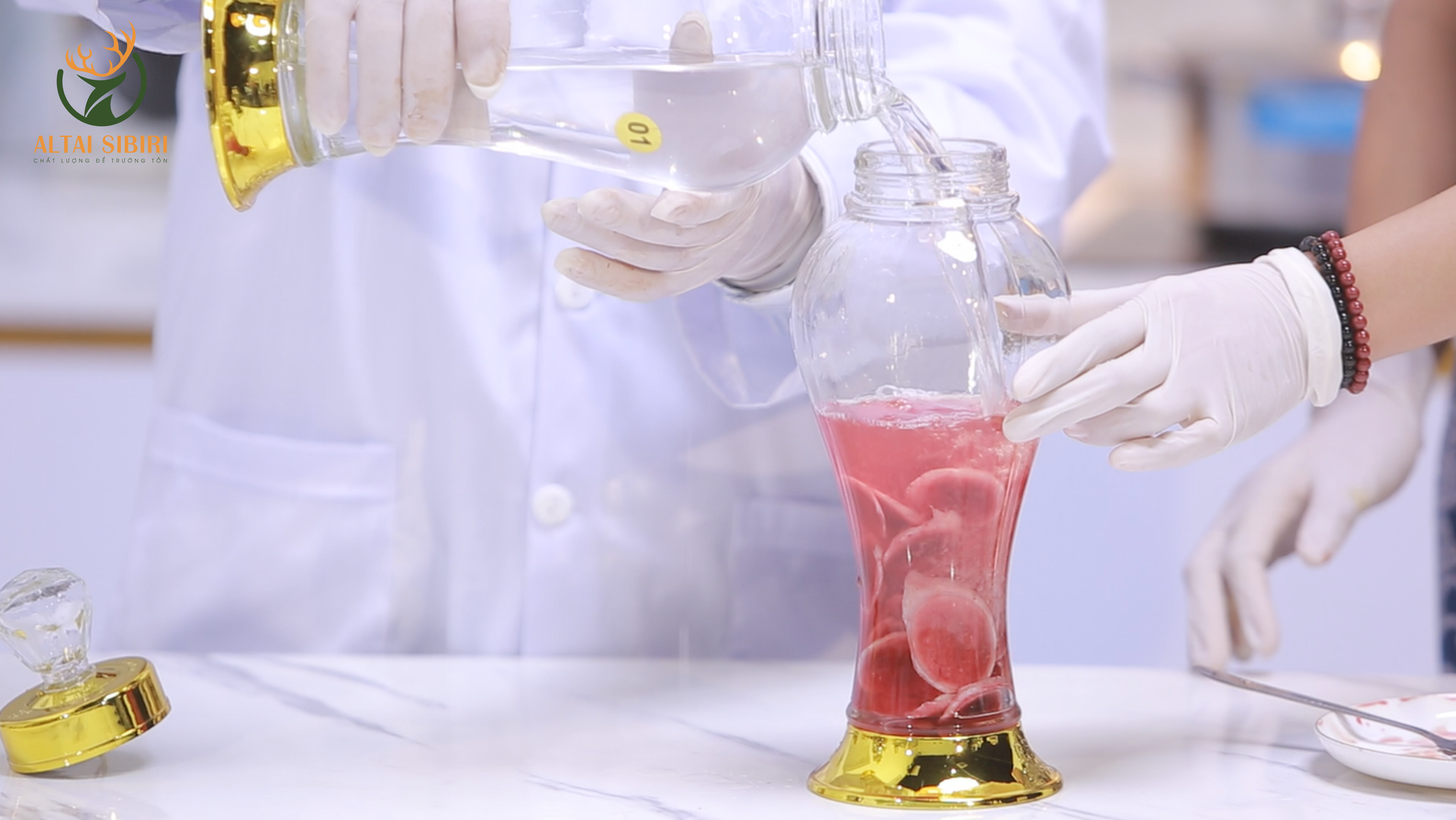 nhung hươu ngâm rượu