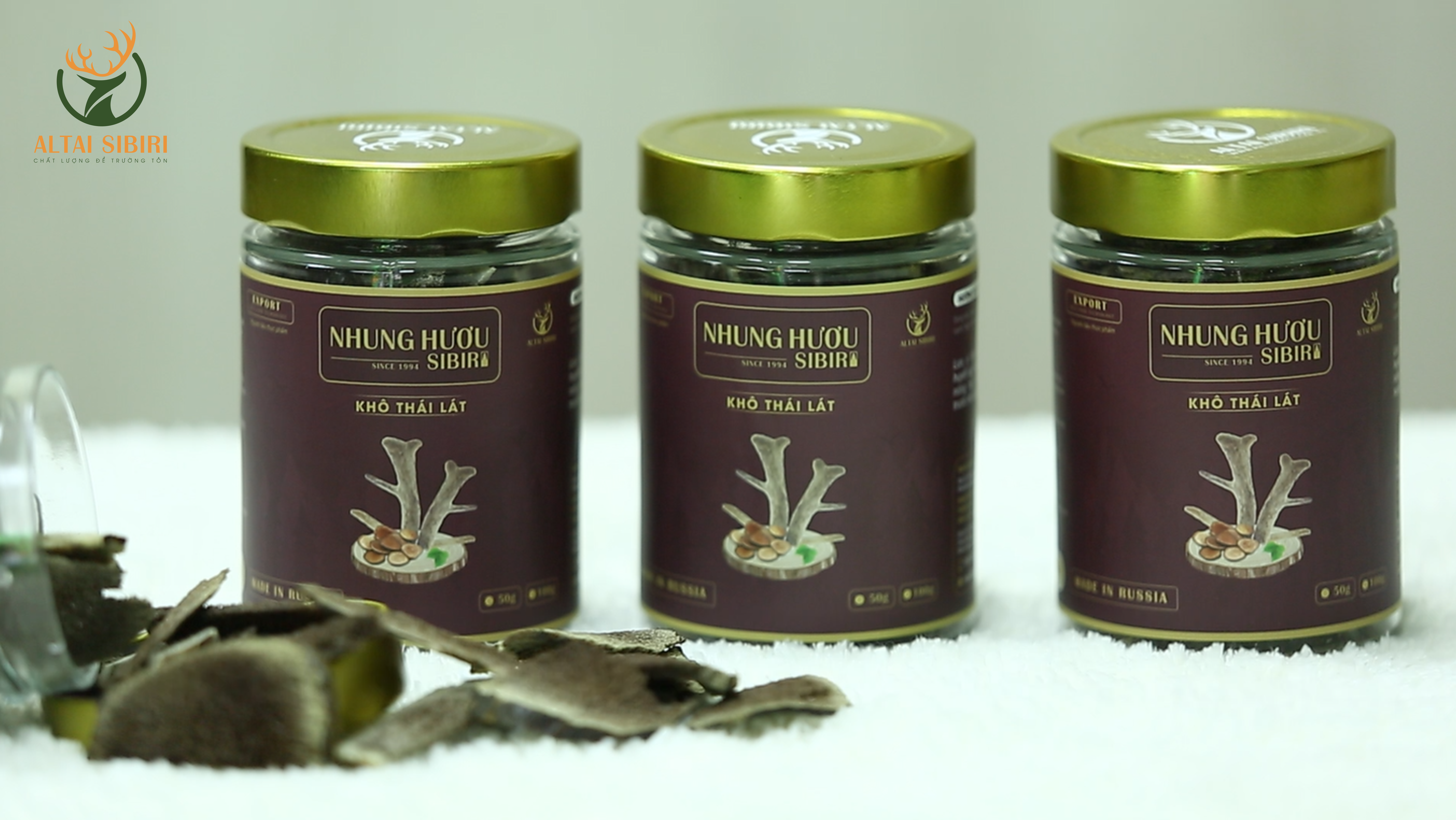 nhung hươu khô nga