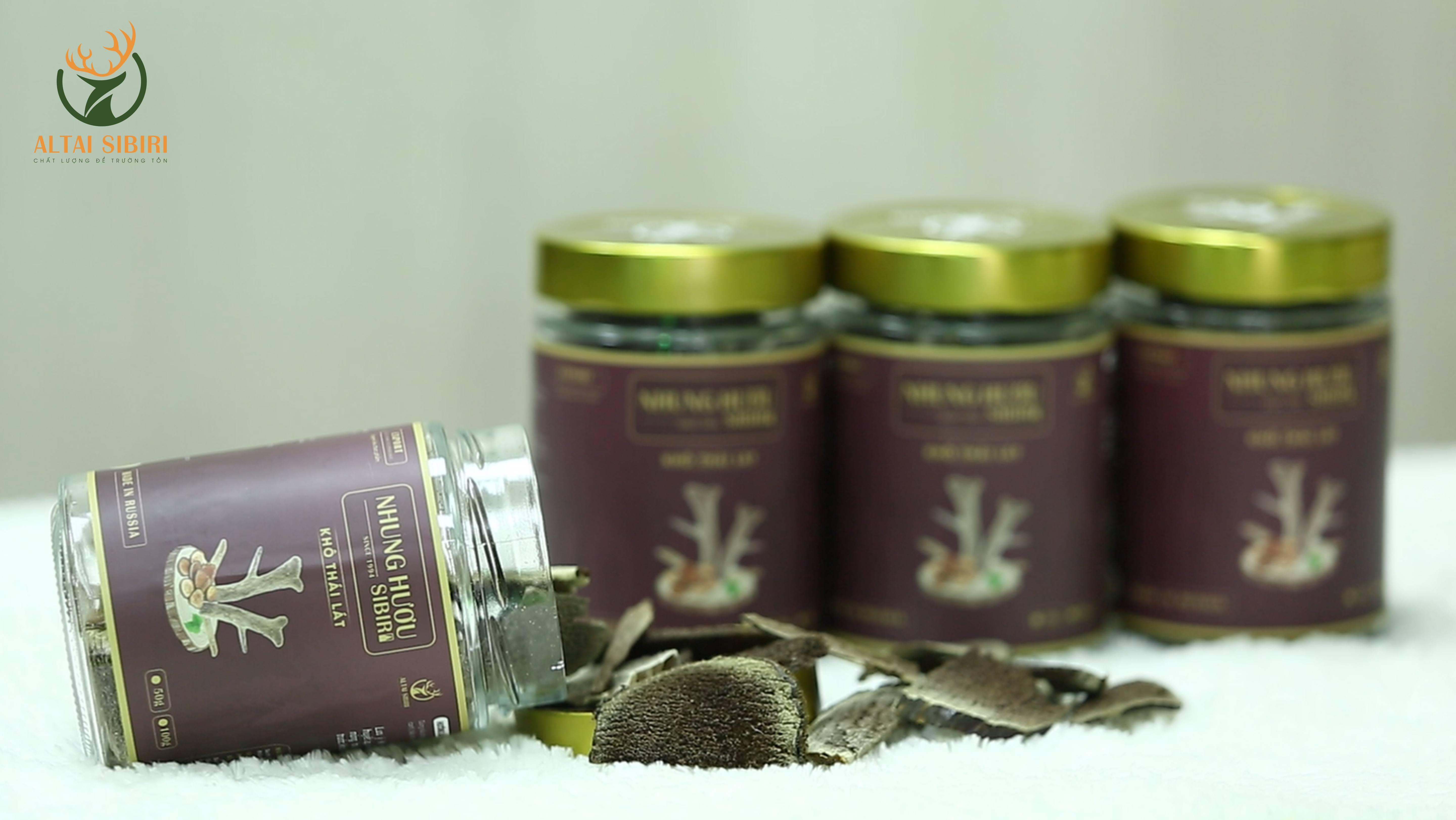 nhung hươu khô thái lát